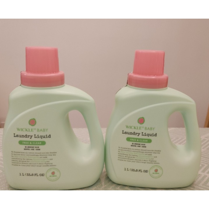 Wickle Baby Dedicated Laundry Liquid กําจัดไรต้านเชื้อแบคทีเรียทารกแรกเกิดเด็กวัยหัดเดินซักรีด Liqui