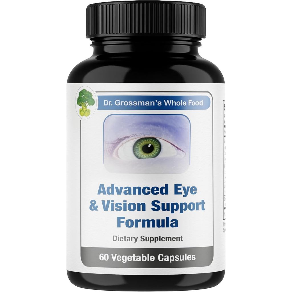 ดร. Grogsans Whole Food Advanced Eye & Vision Support Formula – Eye with Lutein, Zeaxanthin, Bilberr