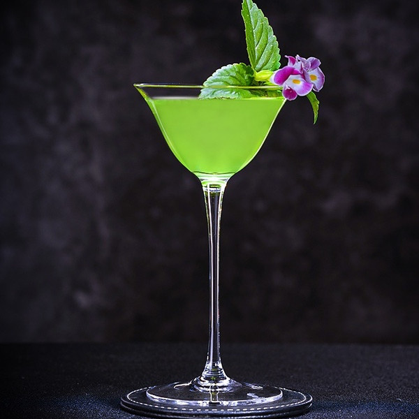 Bar Master สไตล์ญี่ปุ่นคริสตัลไร้สารตะกั่ว Kimura 120ml UFO ประเภท Dry Martini แก้ว Goblet แก้วค็อกเ