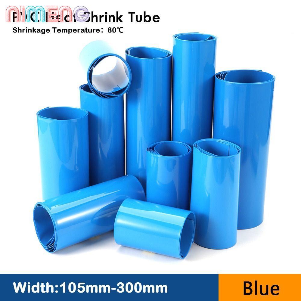 NIMENG 1 เมตร/แพ็คท่อหดความร้อน, Li-ion Wrap ฟิล์มหดหลายขนาด, 70-200 มม.กว้าง 18650 แบตเตอรี่แพ็คปลอกเทป PVC