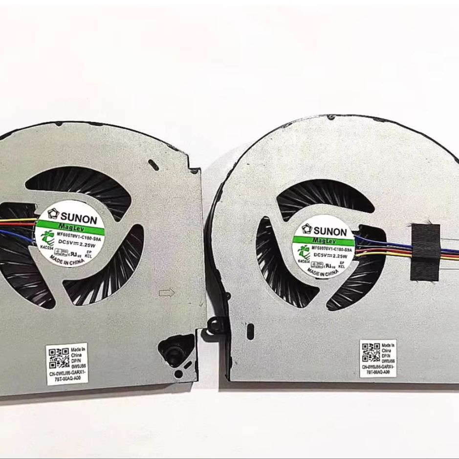 ใหม่สําหรับ Dell Alienware 17 R4 17 R5 P31E แล็ปท็อป CPU GPU พัดลมระบายความร้อน MG75090V1-C060‐S9A M