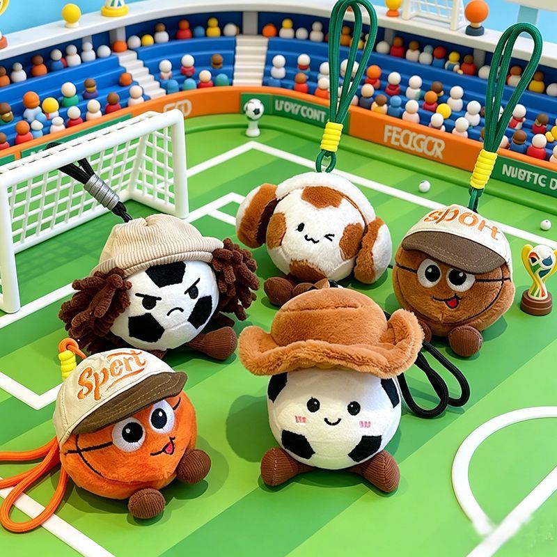 2026 สินค้าใหม่ Original World Cup Su Super Football ตุ๊กตาตุ๊กตาคู่กระเป๋านักเรียนจี้พวงกุญแจ Su Su