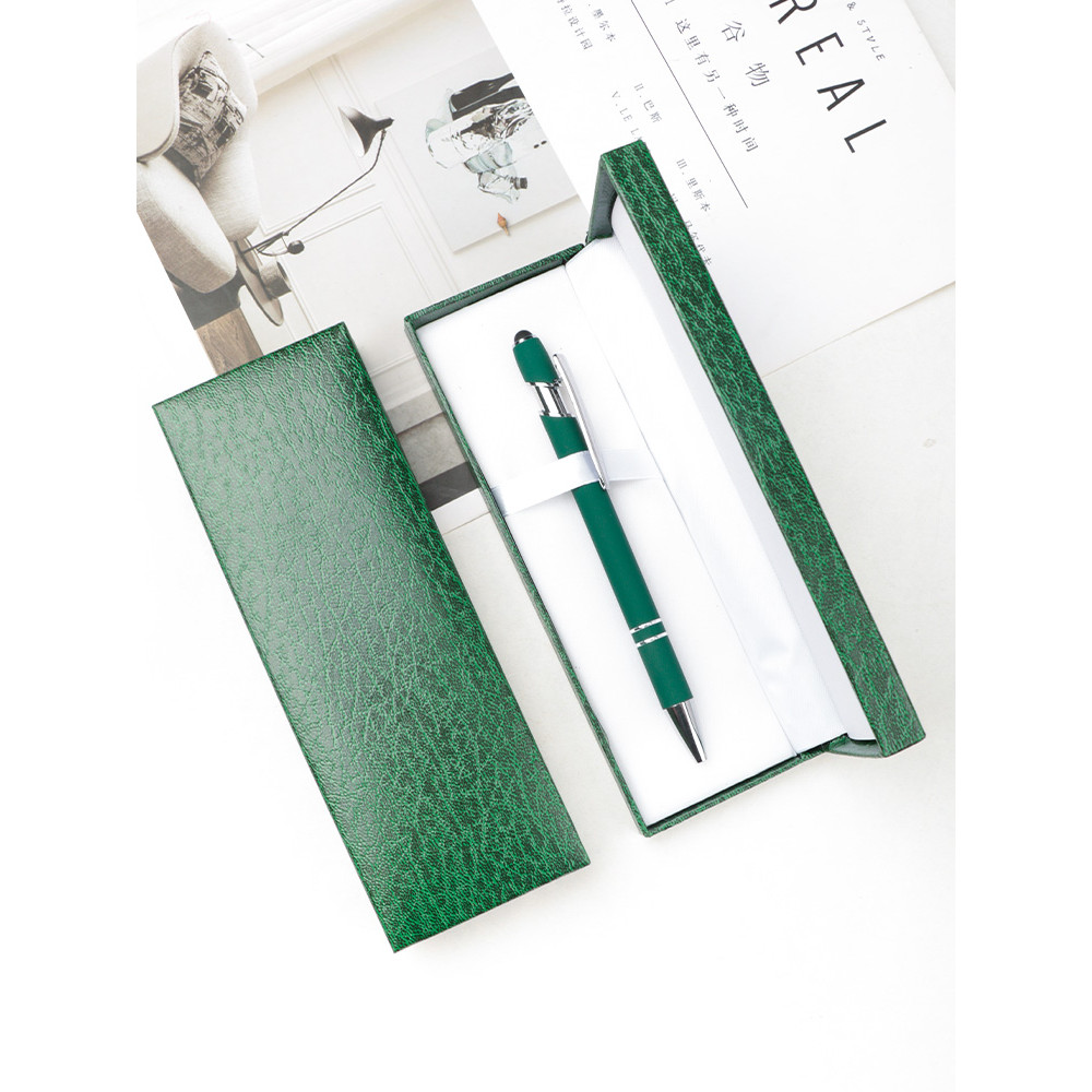 Simple Business Green Flip Pen Case Gift Box New Chinese Style National Trend Culture Signature Pen 
