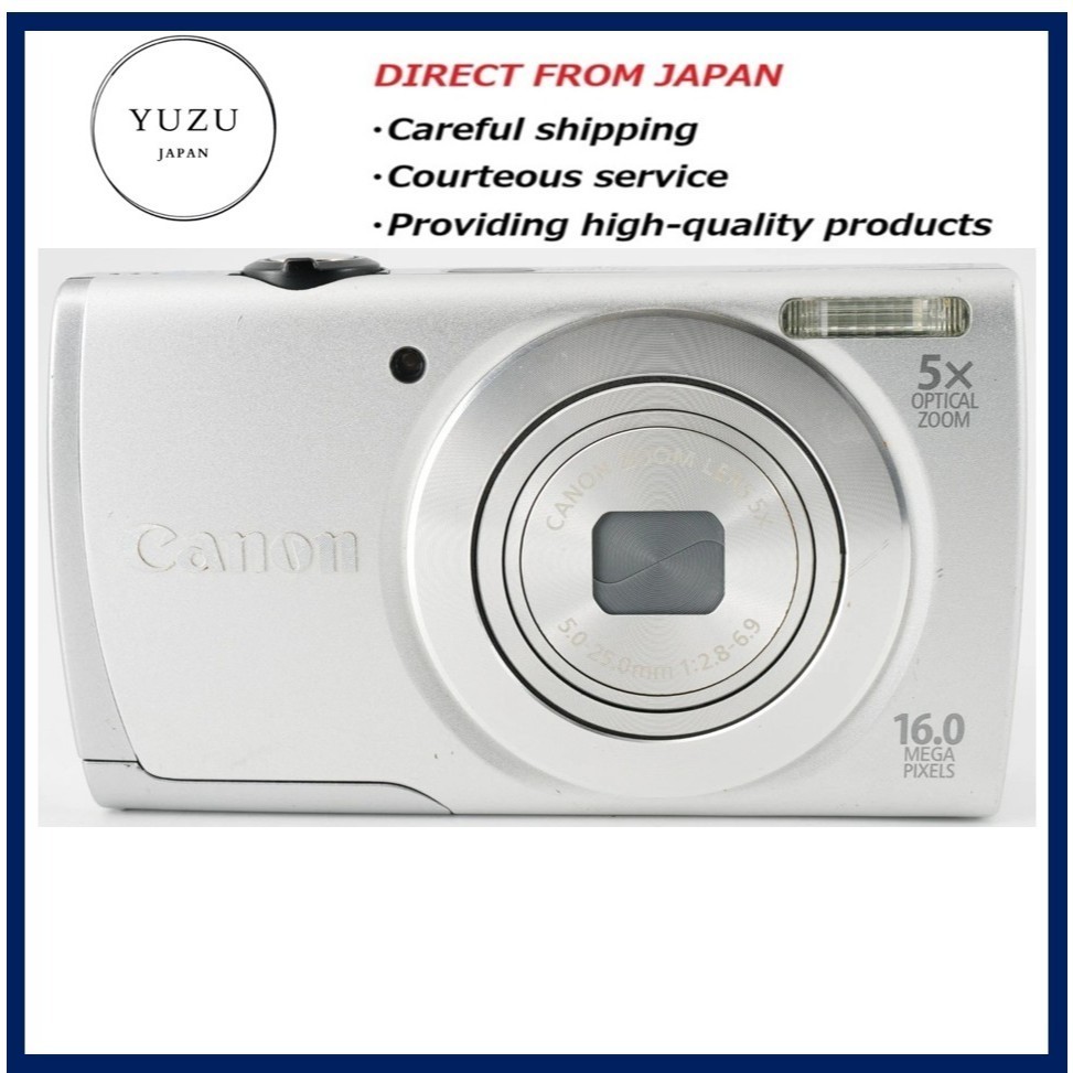 Pre-owned Product Canon PowerShot A2600 Silver 16MP CCD Sensor Digital Compact Camera 5x Optical Zoo