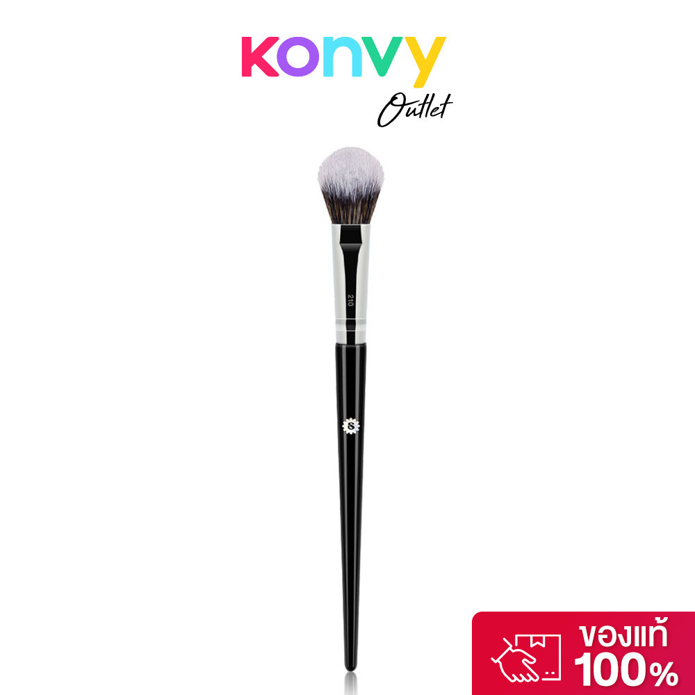 SUPERMOM Slope Multi Brush 1pc #210 ซุปเปอร์มัม แปรงคอนซีลเลอร์-ปัดแก้มทรงสโลป.