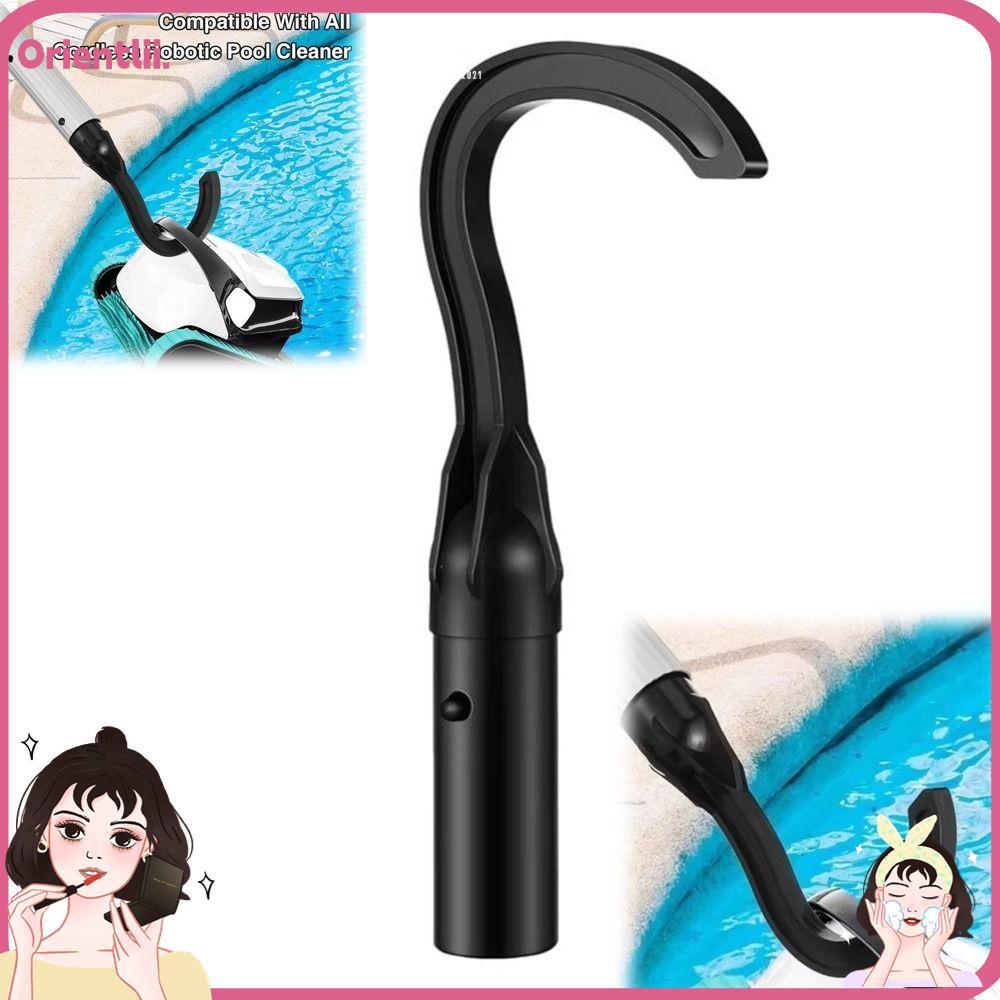 ORIENTTK Pool Robot Retrieval Hook, Break Resistance Tool-Free Mounting Robot Pool Cleaner Hook, ABS
