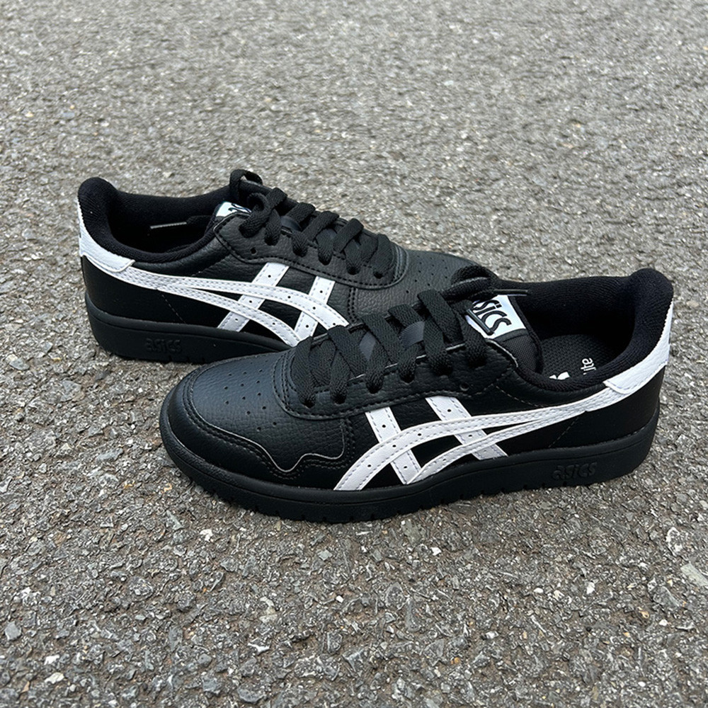พร้อมกล่อง ASICS Unisex Japan S Series รองเท้าผ้าใบสีดํา/Light Oak HEW5B QDD8