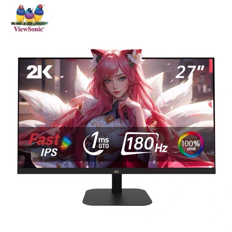 Viewsonic viewsonic Display 90 ซม. 2K HD 180Hz Gaming High Brush IPS Design Dedicated Display