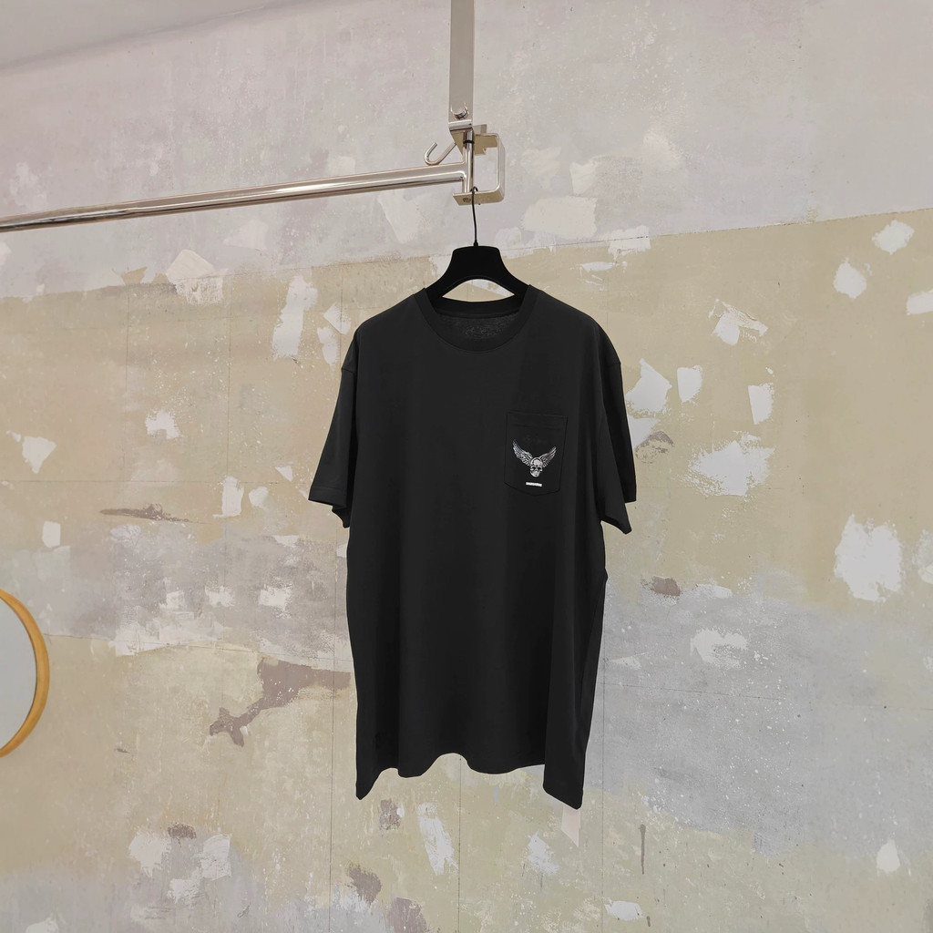 UI6Q Ch*me He*ts 26New summer style visual skull cross short-sleeve, unisex and versatile T Shirt