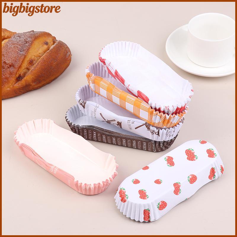 ใหญ่ 100 ชิ้นทิ้ง Cupcake Liners Greaseproof ถ้วยเบเกอรี่ Non-Sti กระดาษเบเกอรี่ถ้วยเรือรูปร่างเค้กก