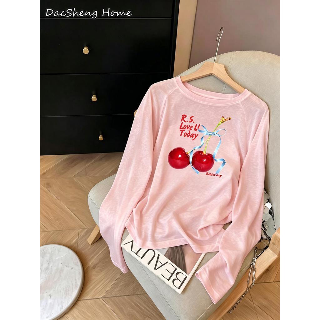 (จัดส่งภายใน 24 ชั่วโมง)M-3XL เสื้อผ้าหลวมๆ สวมสบาย แขนยาว ป้องกันแสงแดด เหมาะสำหรับผู้หญิง ในฤดูร้อน รุ่นใหม่ สีเหลือง
