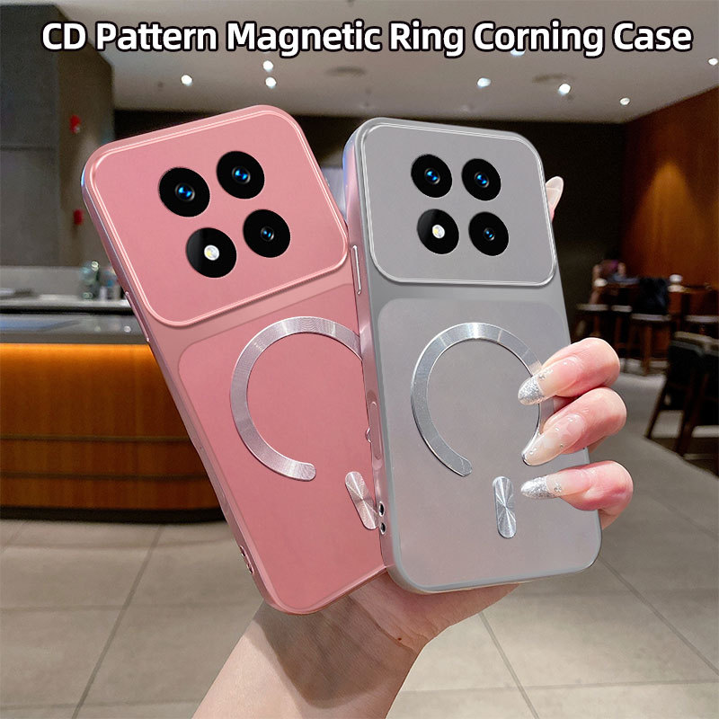 Soft TPU สําหรับ Redmi K100 90 K80 K70 K60 K50 Pro Max Magnetic Metallic สีไร้สายชาร์จเลนส์ป้องกันสํ