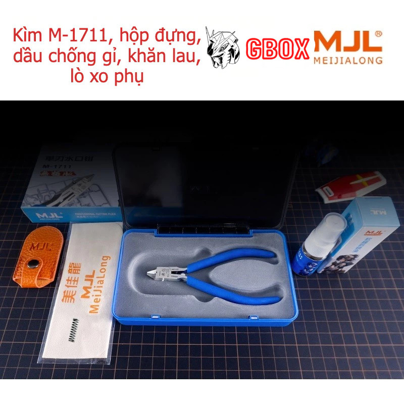 MJL M-1711 MEIJILONG คีม 1 ใบมีดเฉพาะสําหรับตัดพลาสติก, เครื่องมือประกอบโมเดลกันดั้มกันพลา