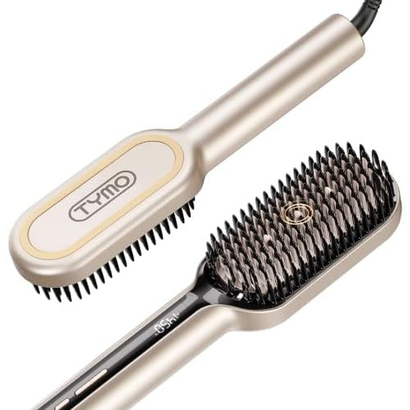 TYMO Hair Straightener Brush - แปรงยืดผม Ionic Plus สําหรับผู้หญิง