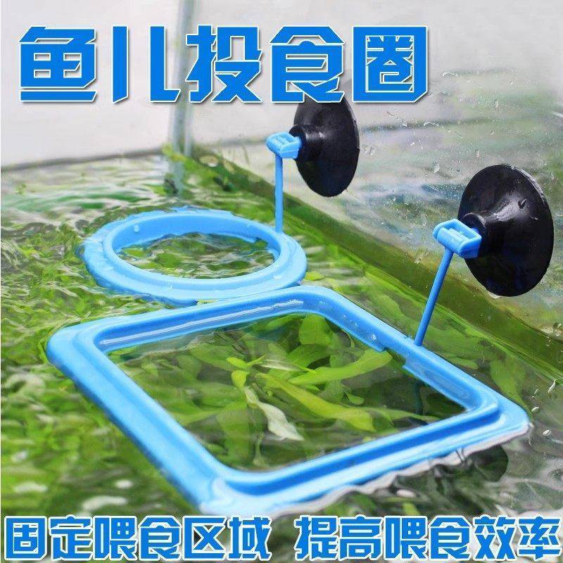Fish Tank Feeder Anti-Drift Floating Feeding Ring Feeder แหวน Fish Feeder Feeder Feeder Fish Feeder