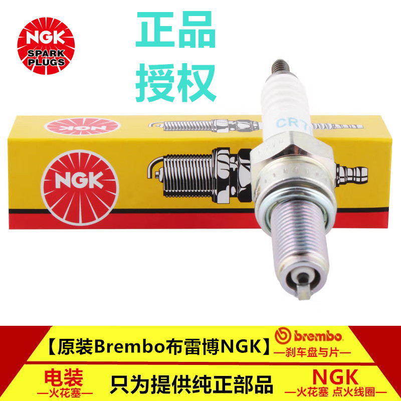 หัวเทียนโลหะผสมนิกเกิล NGK เหมาะสําหรับเครื่องยนต์ Cycolon RE5 SR600 ZS550SR