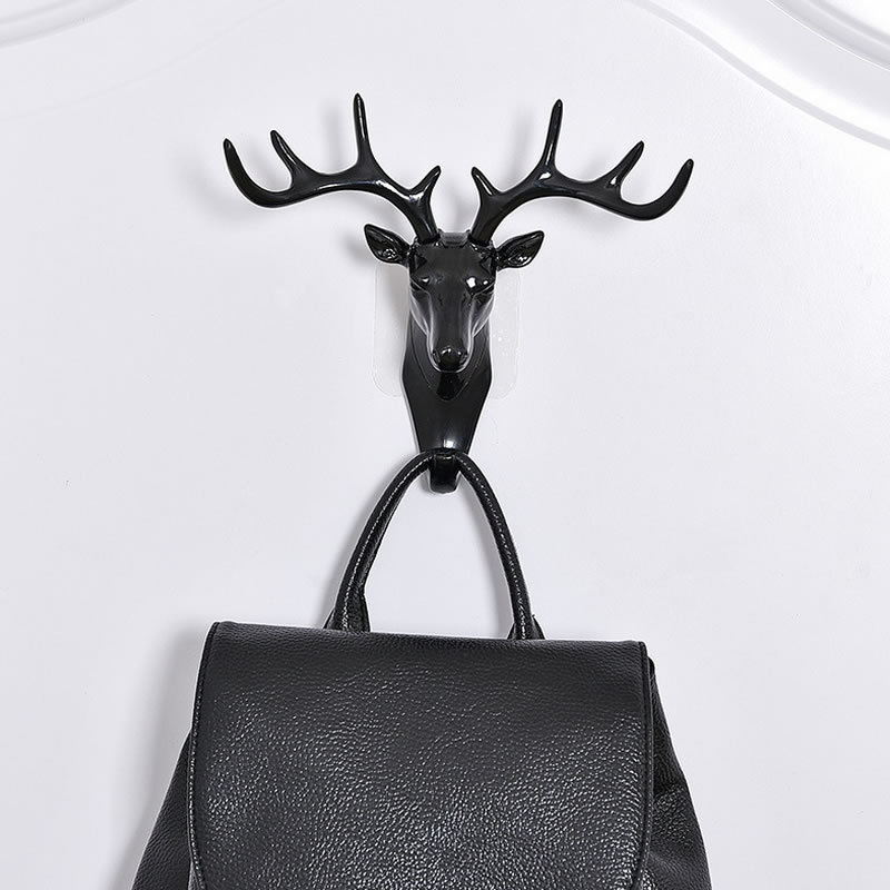 Antlers American Wall Decorative Hook Creative Unique Deer Head Wall Hook Mark Key Wall Hook