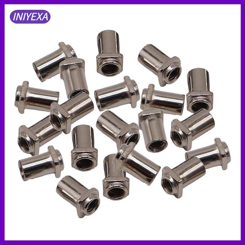[Iniyexa] 20x Metal Drum Screws Nuts, Accessories Drum Set, Drum Part, Drum Accessories