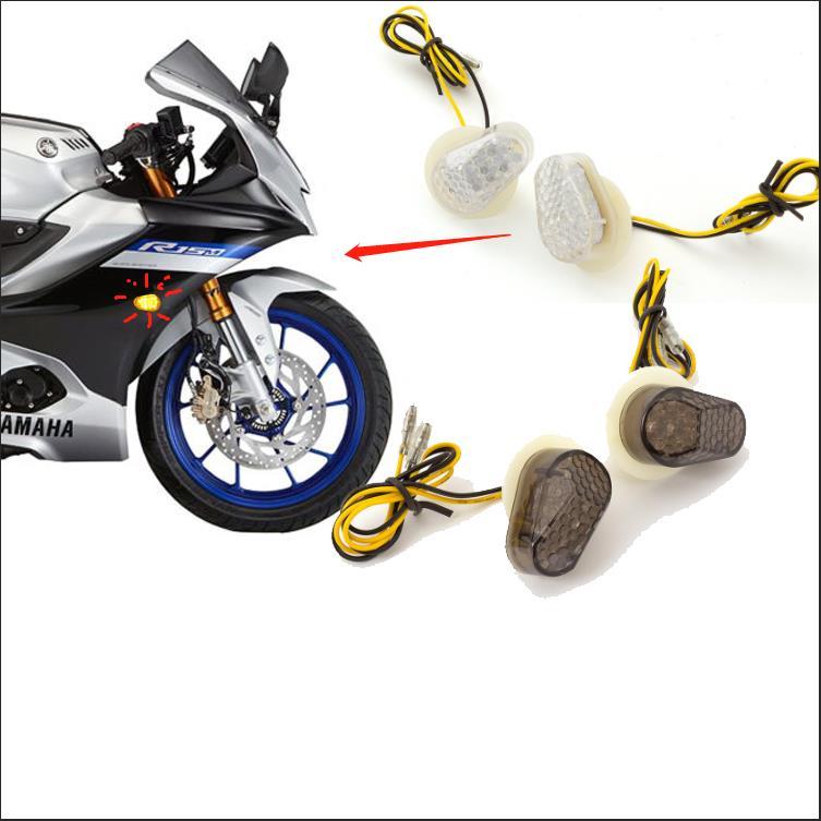 REALZION 1 คู่สําหรับ YAMAHA R15 V4 | R15 M ไฟเลี้ยว Moto R3 R15V4 R25 อุปกรณ์เสริม R15M