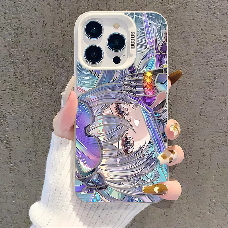 Silver Wolf Lv 999 Honkai Star Rail case เข้ากันได้กับ Iphone Samsung Vivo พร้อมเอฟเฟกต์ IMD IT832