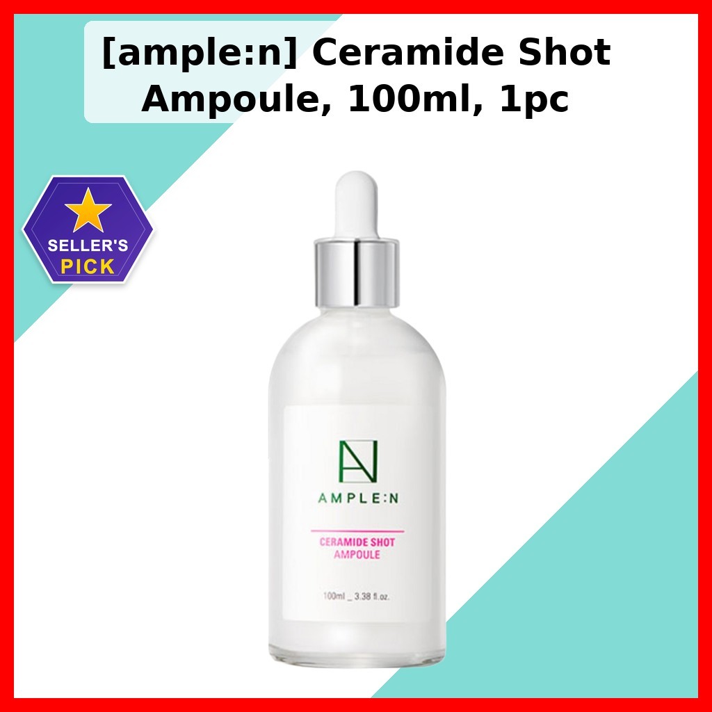 [ample:n] Ceramide Shot Ampoule, 100ml, 1pc / เซรั่มเกาหลี / Skin Barrier Strength / ของแท้ 100% โดย