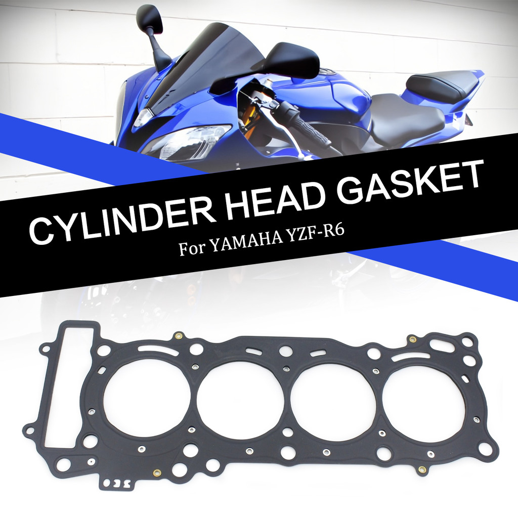 ปะเก็นฝาสูบสําหรับ YAMAHA YZF-R6 YZFR6 R6 2006 - 2020 OEM:2C0-111801-011
