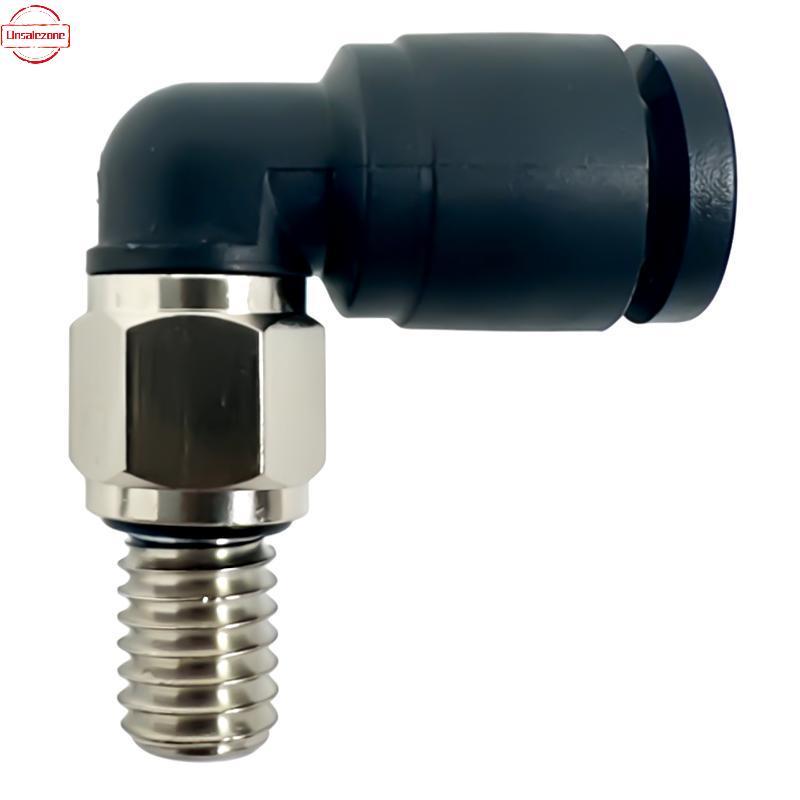 OZTH 7 มม.ขยายด้ายนิวเมติก Quick Connector PL4-M4 PL4-M5 M6 Push-in Fitting สําหรับเครื่องอัดอากาศแบ