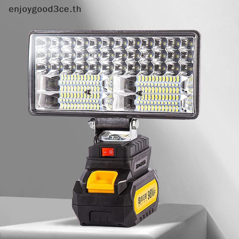 L&Z 18V Li ion Battery 3 4 นิ้วไฟ LED ทํางานไร้สายโคมไฟน้ําท่วมสําหรับงานภาคสนามและใช้ตอนกลางคืน