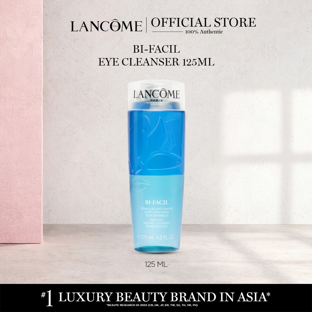 LANCOME BI-FACIL NON OILY 125 ML อายรีมูฟเวอร์ เช็ดทำความสะอาดเครื่องสำอางรอบดวงตา