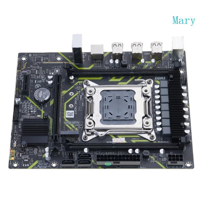 Mary X79 เมนบอร์ด LGA-2011 คอมพิวเตอร์เมนบอร์ด PC PCIEx16 NVME M 2