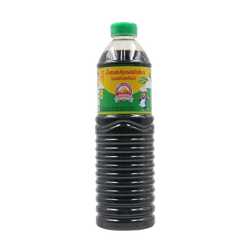 ภูเขาทองซอสปรุงรสฝาเขียว 1000ซีซี Golden Mountain Green Cap Seasoning Sauce 1000cc.