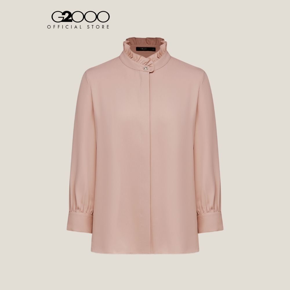 G2000 เสื้อเบลาส์สำหรับผู้หญิง Regular Fit รุ่น 5124100126 BEIGE