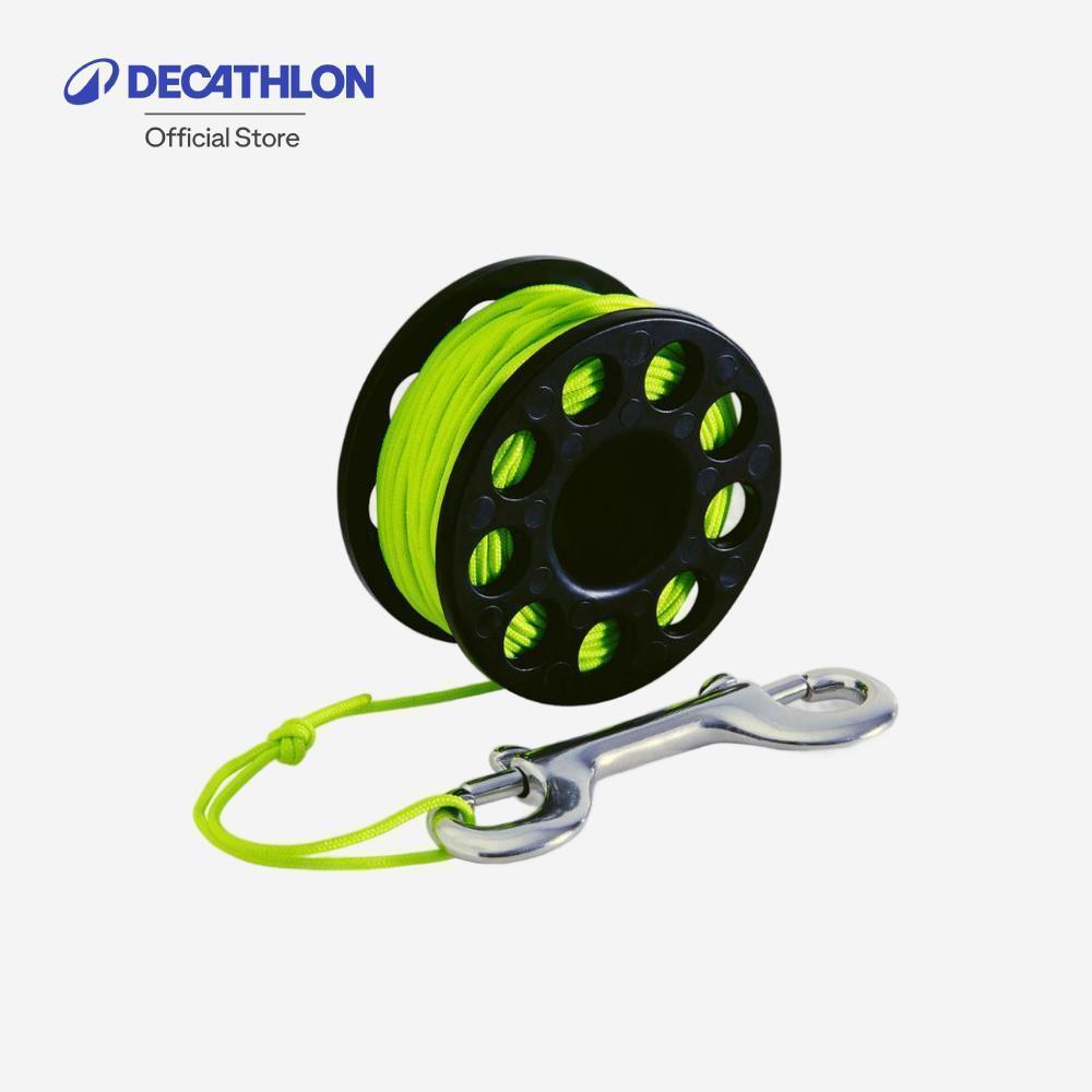 Decathlon Scd 20 M Compact Spool Scuba Diving Spool Reel รอกสปูลสำหรับการดำน้ำลึกขนาดกะทัดรัดรุ่น Scd 20 เมตร - Black