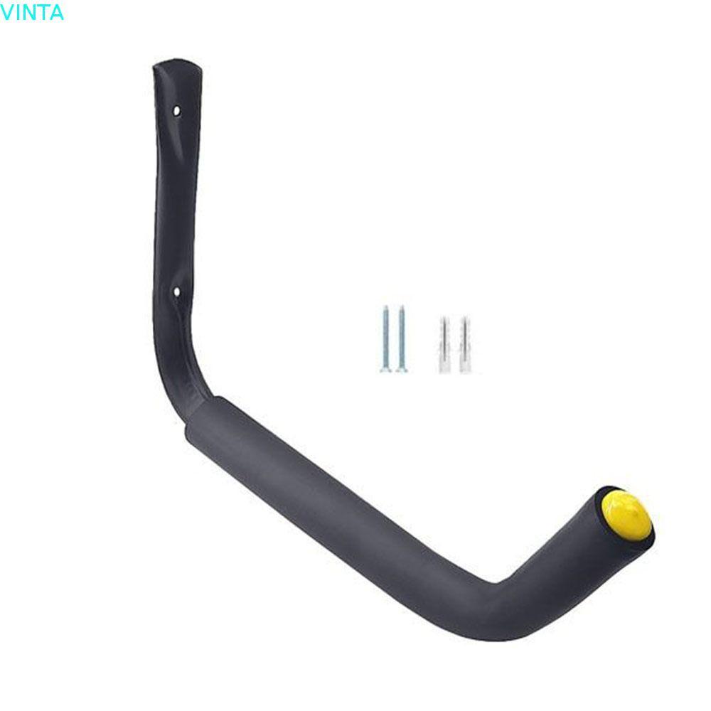 VINTA Kayak Rack, ติดผนังอเนกประสงค์ Kayak แขวนเครื่องมือแบบพกพาสีดําวงเล็บโรงรถ Kayak Storage Hook 
