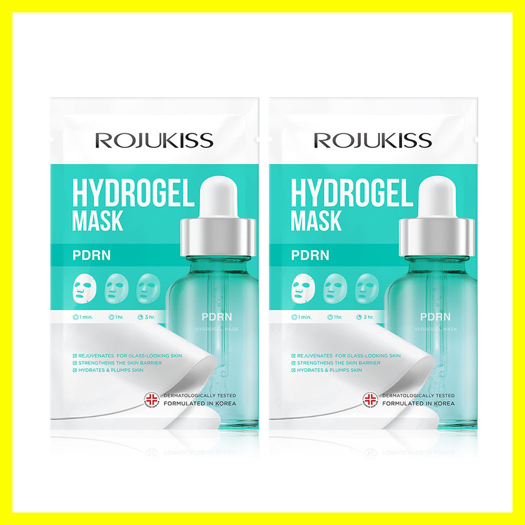 Rojukiss PDRN Hydrogel Mask [33g x 2pcs] โรจูคิส แผ่นมาสก์หน้านวัตกรรม Hydrogel Mask. — صورة 3