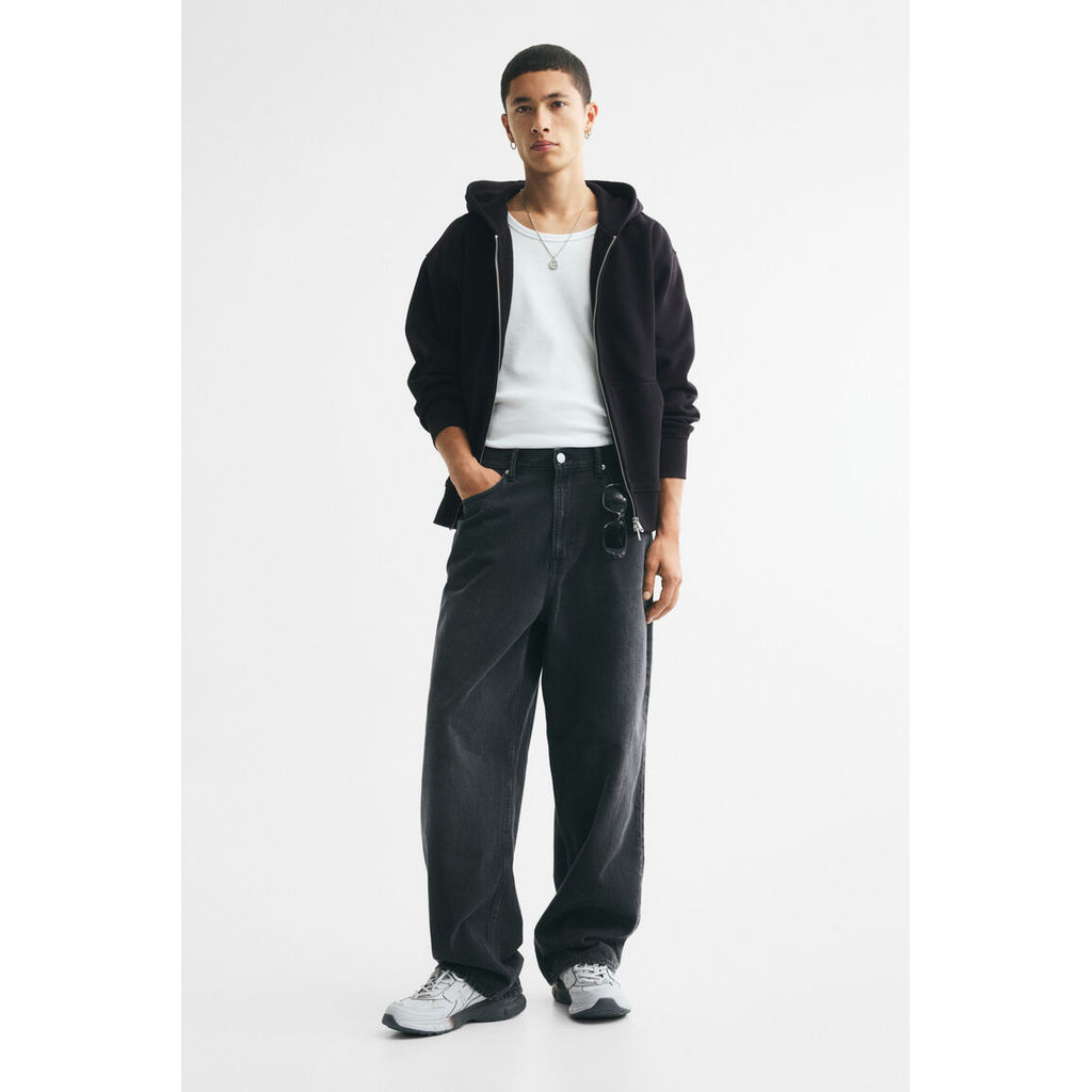 H&M هودي رجالي بسحاب مريح — صورة 4