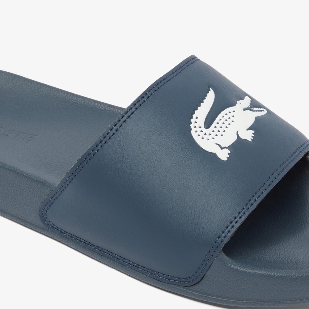 LACOSTE شبشب رجالي Serve Slide — أزرق — صورة 6