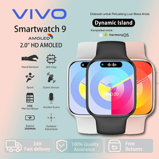 VIVO S9 Max Smartwatch Touch Screen Bluetooth Jam Hand Digital Smart Watch Woman Hold Water Jam