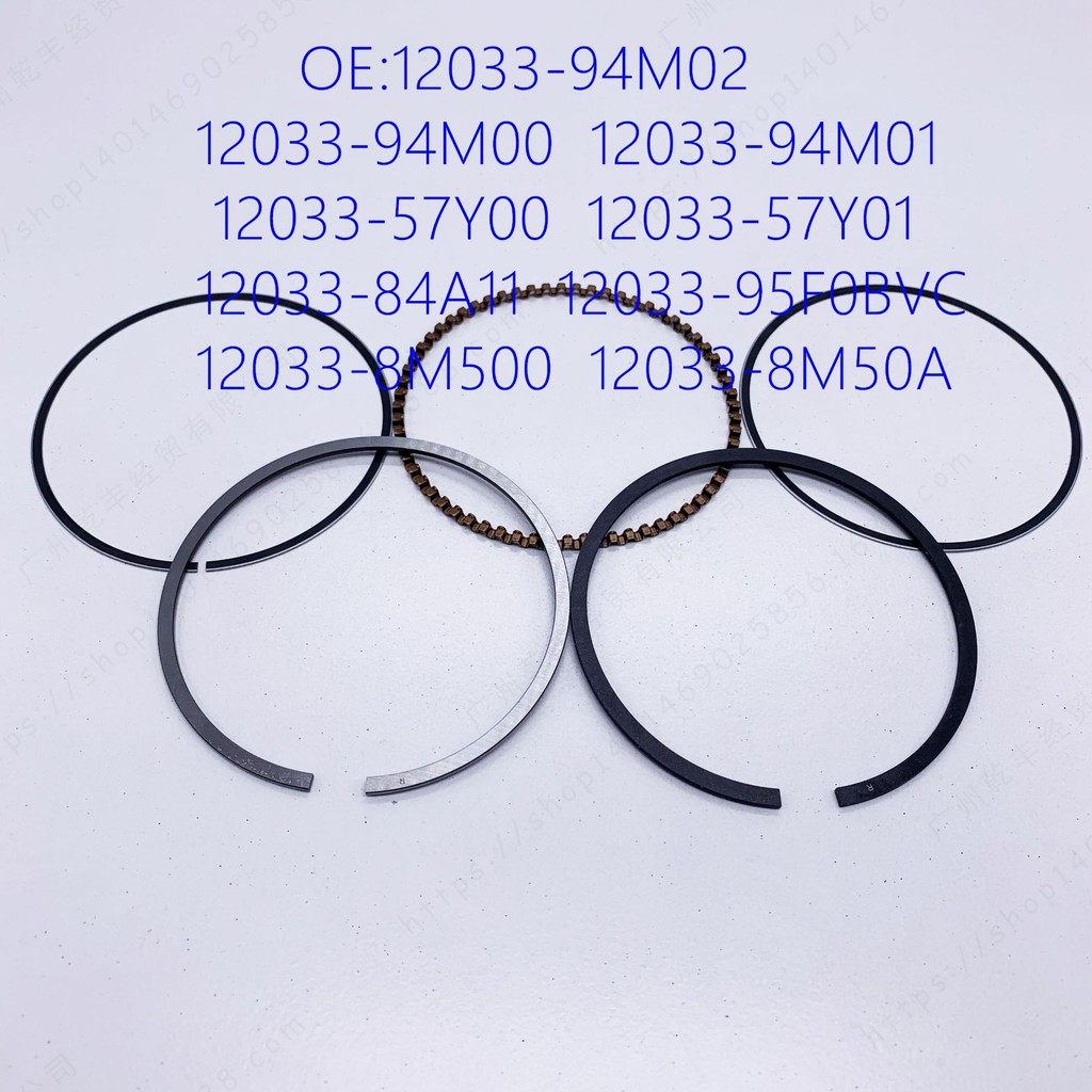 เหมาะสําหรับ NISSAN GA16 GA16DE วงแหวน 12033-94M00 RING PISTON