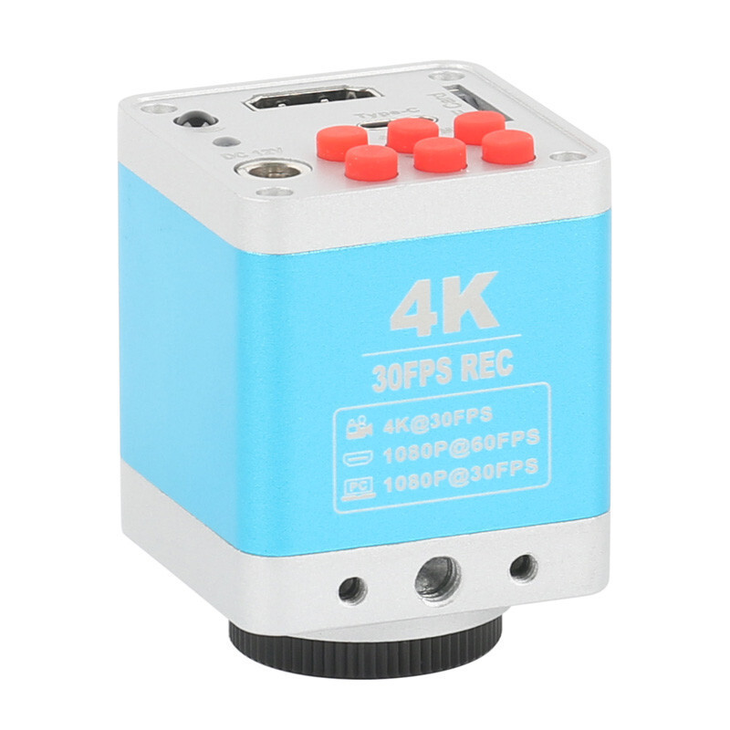 Eak 4K UHD 1080P 60FPS 30FPS HD ประเภท C อุตสาหกรรมดิจิตอล croscope กล้องเชื่อมต่อเลนส์จอแสดงผล To O