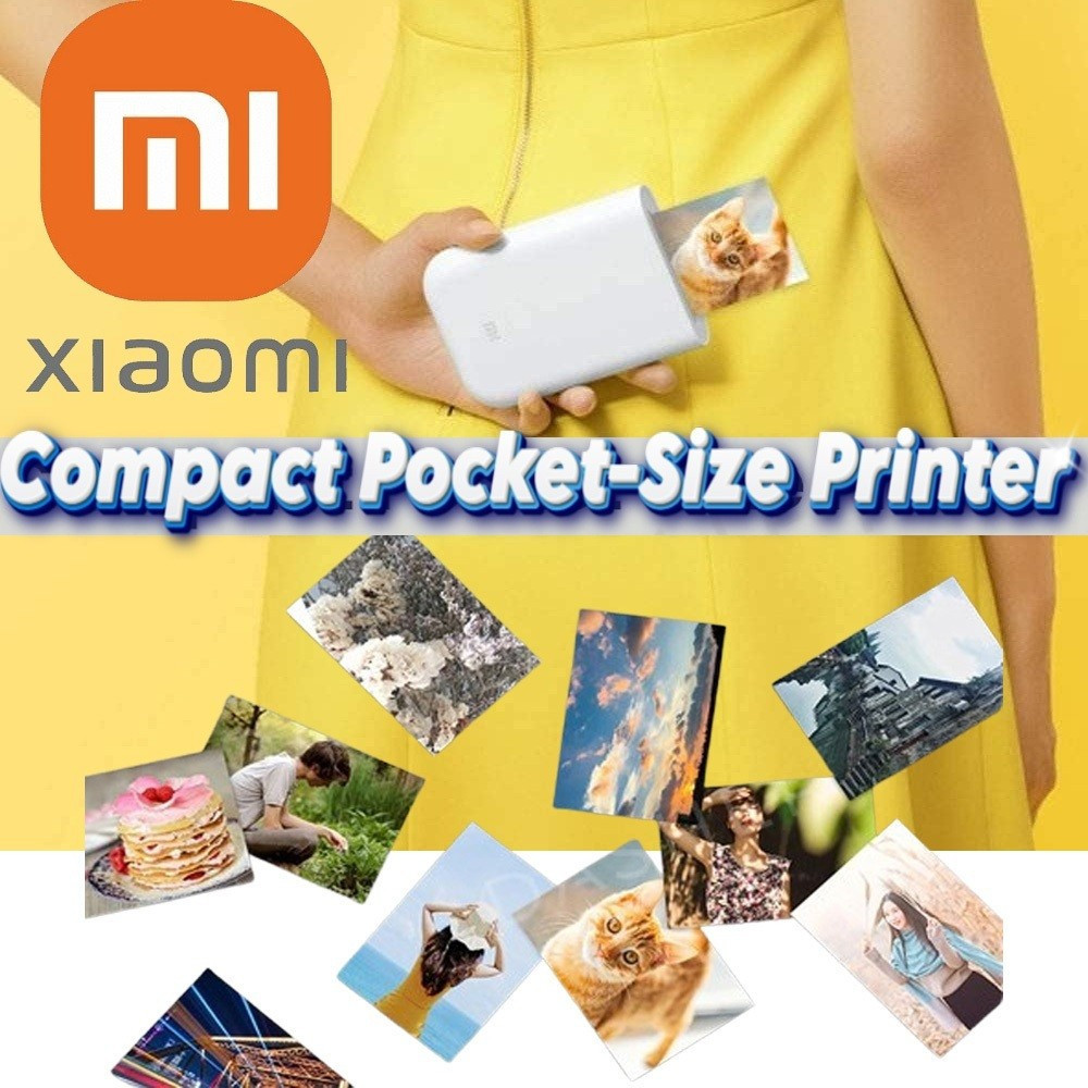 Xiao Pocket Photo Printer AR 400dpi พร้อม DIY Share 500mAh ni Picture - การเชื่อมต่อ BluetoothTH99 T