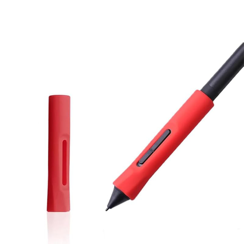 Rubber Grip for Wacom Pens - Red and Black Options
