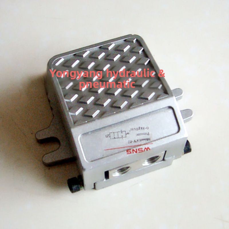 Premium One In One Out Pneumatic Foot Switch Air Valve Mechanical Valve Foot Valve Switch Control Cy