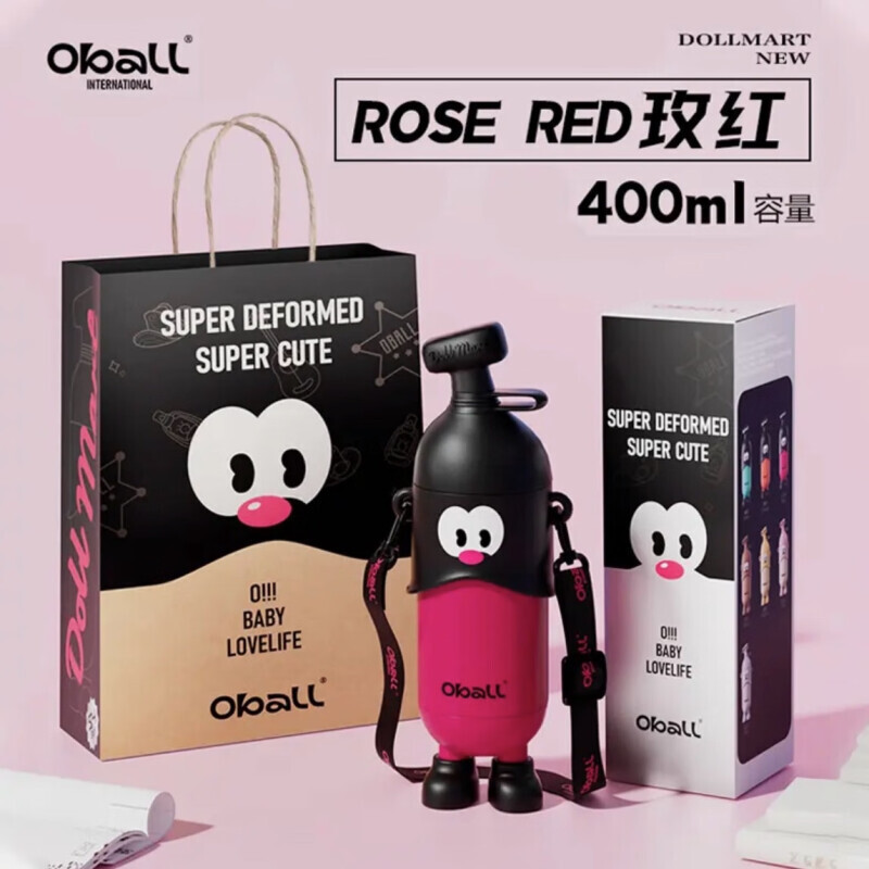 SG SELLER Thermos Cup OBALL Banana Doll Stainless Steel316Girls Straw Good Looking Cup ของขวัญวันเกิ