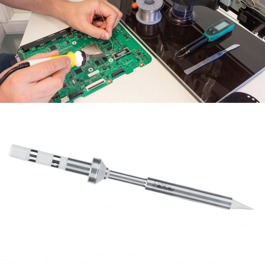 Iuxishop เปลี่ยนปลายบัดกรีไฟฟ้าสําหรับ TS100 Mini Pencil Iron Pinecil Micro (TS-I)