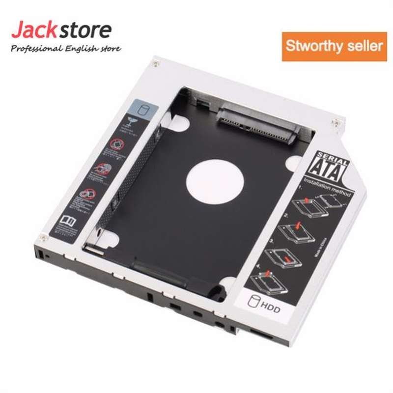 Sata 2nd ssd hdd ฮาร์ดไดรฟ์แคดดี้ dvd-rom cd optical12.7/9.5