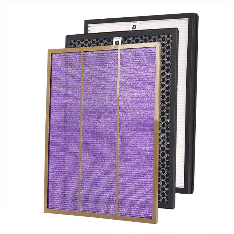 เหมาะสําหรับ Philips เครื่องฟอกอากาศกรองตาข่าย ac4006/ac4012/KJ155F-B01 ตัวกรองกําจัดฝุ่นฟอร์มาลดีไฮ