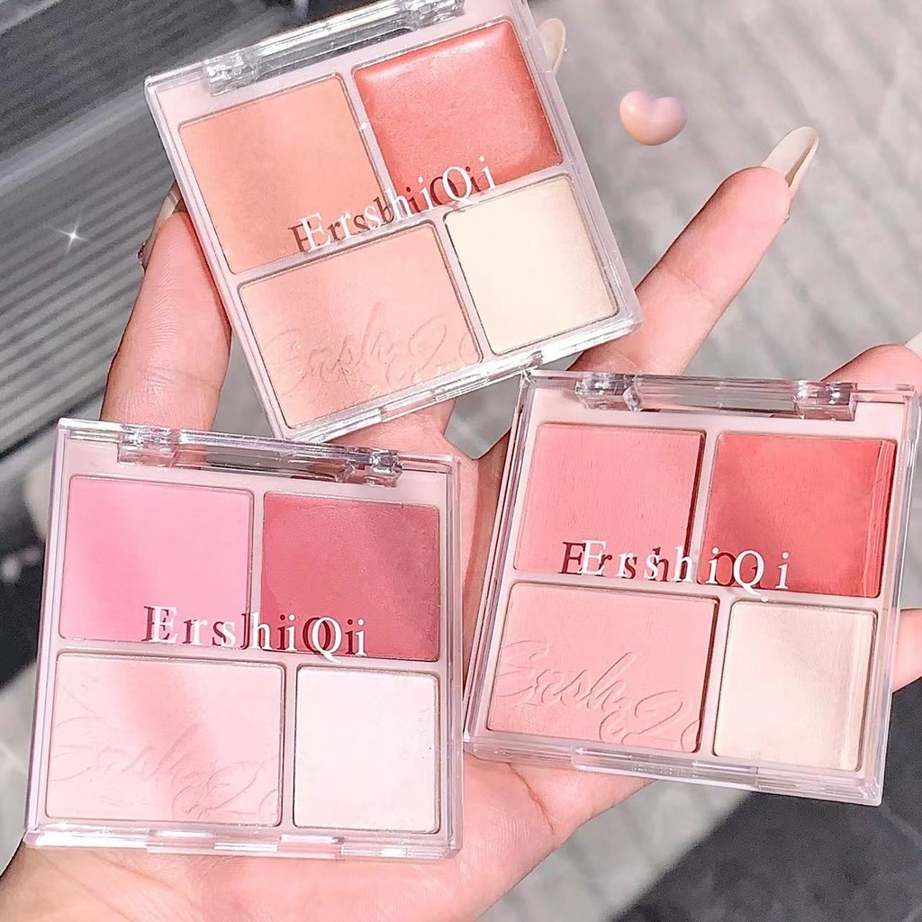 【24จัดส่งภายใน  ชั่วโมง🔥】รองเท้าแตะสีสี่เฉด ป้องกันน้ำและเหงื่อ - แผ่นปรับสีผิวแบบไฮไลท์ - รองเท้าแตะสามเฉดธรรมชาติ พกพาสะดวก - ไม่ลอกหน้าได้ง่าย - เครื่องมือแต่งหน้าสำหรับผู้เริ่มต้น