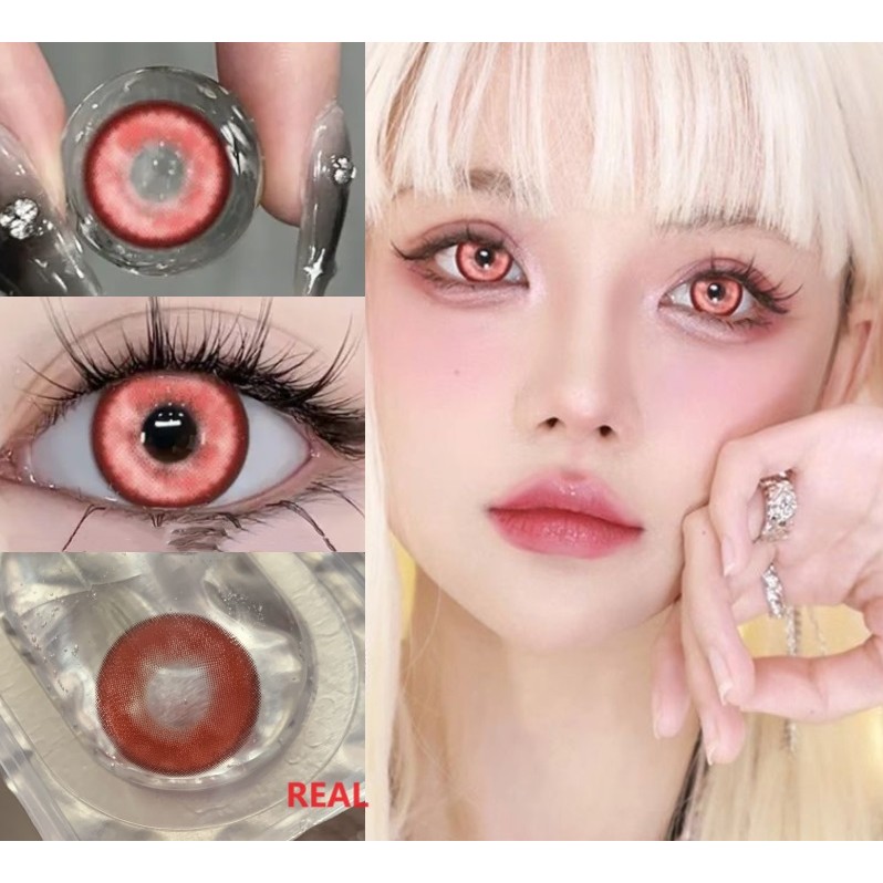 (1 คู่))คอสเพลย์ใช้,HDLHONG ,Xiyoulens ยี่ห้อ ,ขนาดใหญ่ ,14.50mm,GDIA:13.8mm,(เกรด 0-8.00),คอนแทคเลน