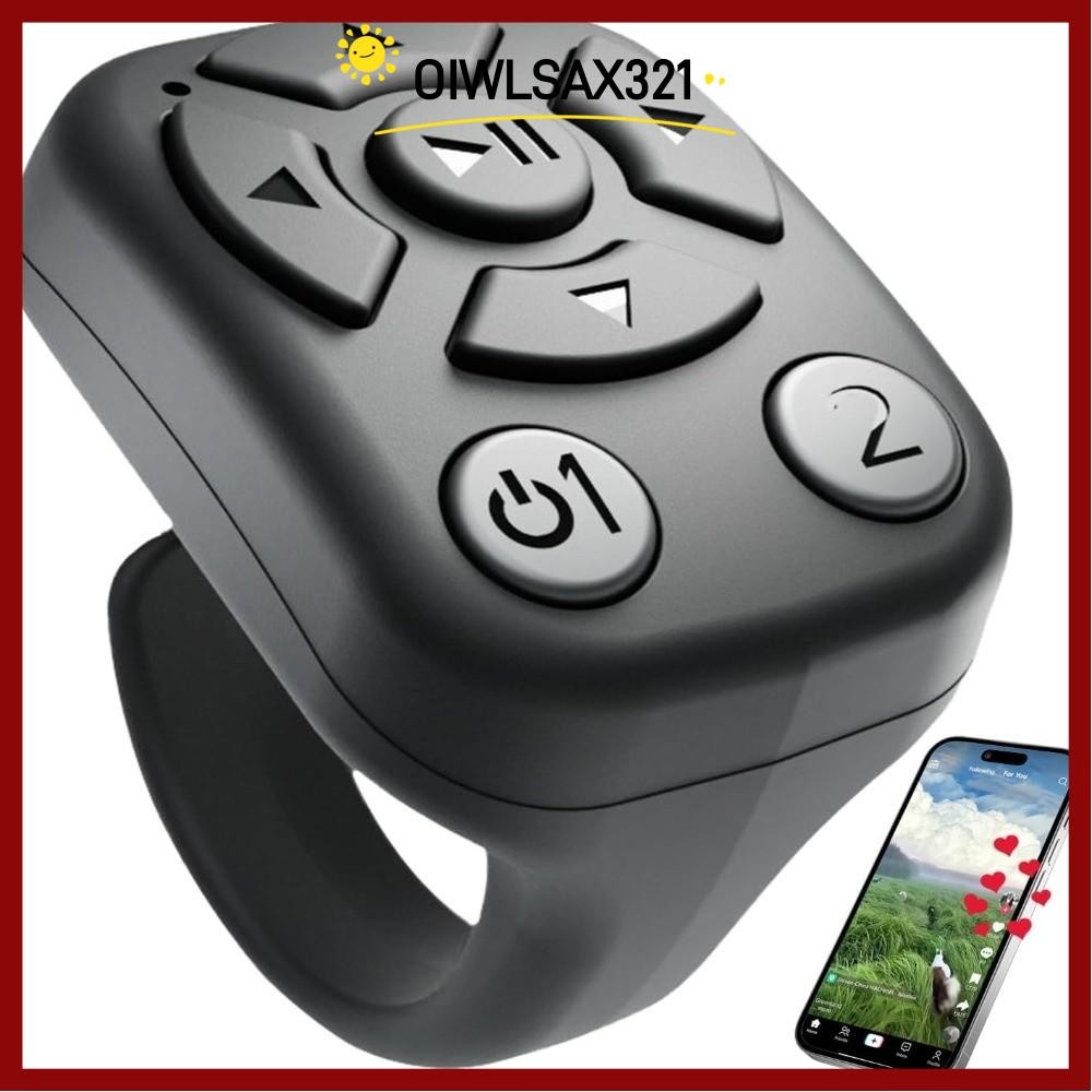 OIWLSAX321 รีโมทบลูทูธ, การออกแบบไร้สายเทคโนโลยีบลูทูธ APP แหวนเลื่อน, ตัวคลิกระยะไกลถ่ายทอดสดการบัน